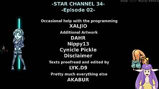 April O’Neil and Lara Croft in a hot space battle