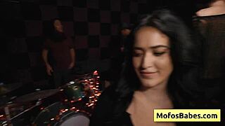 horny brunette nia bleu loves brett maker's dick in her moist cunt