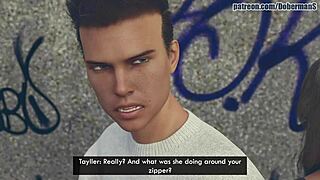 she says watch me fuck this officer in front of you boyfriend