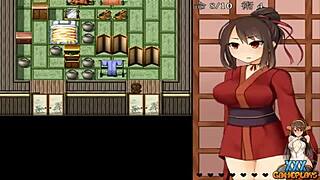 Kunoichi peony gameplay with groping