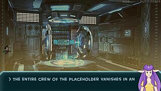 April O’Neil and Lara Croft in a hot space battle