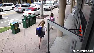 Shoplifter Hazel Moore Stripped and Searched Deep by Officer Dorian