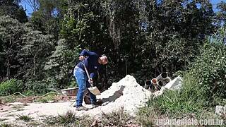 Os Pedreiros Do Hotel Mundomais Fazem Orgia Na Obra Com Grandes Paus