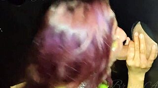 Argentinian Latina Sucks Cock at Gloryhole