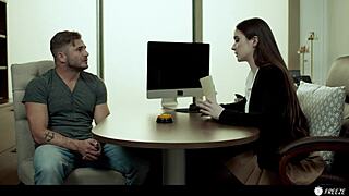 hazel moore gets fucked while frozen in time with tight pussy