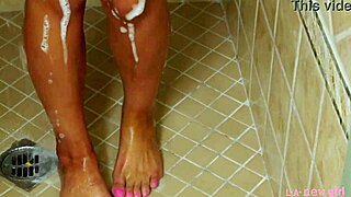 Adorable Blonde Took a Shower