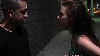 stranded teen 18+ blows and rides dick!