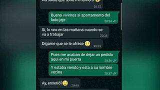 Neighbor invites me to see her new lingerie