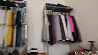 Blonde teen gives taboo handjob to old man, blue balled partners in hardcore scene with intense action