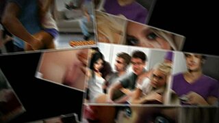 blonde nicole heat in hardcore gangbang cumshot scene