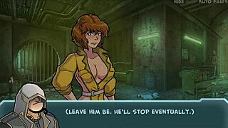 Star Channel 34 Part 82 - Brunette Character in Anime Game with Big Tits