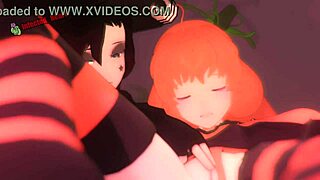 Ruby and Penny sidetracked before the big costume party.