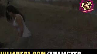 German amateur babe jogging with friend