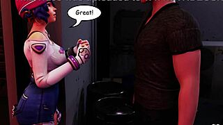 Kiriko From Overwatch Offers Blowjob To Random Guy