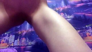 young teen 18+ deepthroats and gets anal bent over.