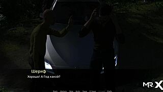 pine falls in a strange location with anime characters 😊