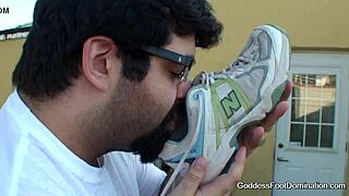 Foot fetish - foot worship - yard sale