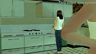 my sister's belly is inflating, it's weird