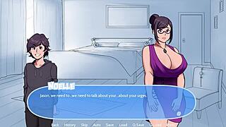 milf shows big tits in snow 😍