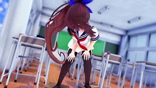 fantia part 1 with toys outdoor 😊