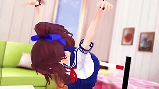 fantia part 1 with toys outdoor 😊