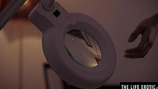 big-titted beauty explores her hairy pussy up close!