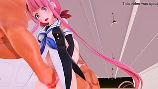 Kaze river pussy torture creampie!