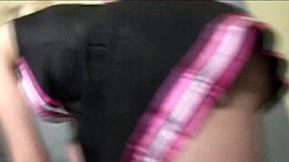 i'm handcuffed while fully clothed lesbians give me a group handjob