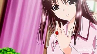 First time with my busty step-sister - hentai