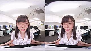 Office VR Secret Midday Creampie Sex With Kisaki Narusawa