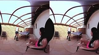 I love these three amazing table tennis pussies riding hard.