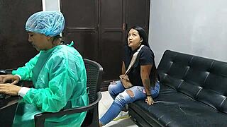 Why does the gynecologist lick my pussy during checkup?