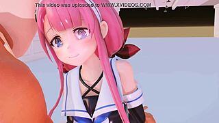 Kaze river pussy torture creampie!