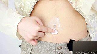 Hey, dive into this navel sound fetish video