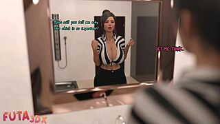 OMG! Futa Babe Grows Monster Cock in Wild Comic!