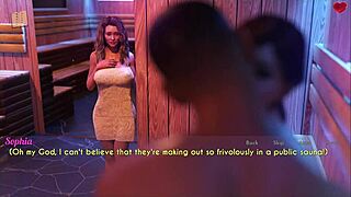 Wife and stepmother flaunt big tits in scene 113