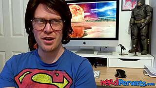 Two nerds get lucky with a European slut in a hot scene.
