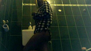 Blonde amateur gets her body covered in cream 😋