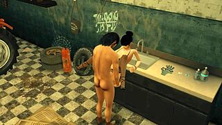 feeling so emotional with long legs in heels, getting licked in missionary position