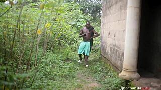 I'm fucking stepmom's sweet vagina in public