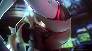 D.Va, Mercy, and Widowmaker dive into steamy lesbian deflowering action.