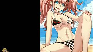 Junko Enoshima's hentai porn from Danganronpa game rule 34 evokes deep emotions