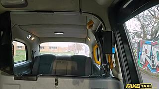 Redhead Milf In Sexy Nylons Rides Big Fat Dick In Taxi!