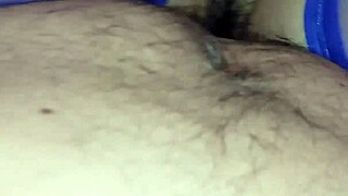 Lover enjoys anal and vaginal sex in hotel room.