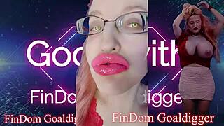 Pink Lip Gloss Goddess Commands Jerk Off Instructions