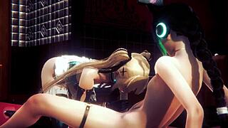 Have you seen this yaoi femboy mizu blowjob and chair sitting bareback sissy femboy trap?