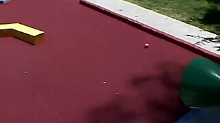 Blonde Petite Teen April In Outdoor Solo Video