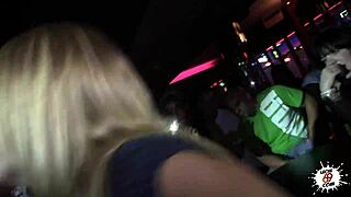 Latina Blowjob in Public at Wild English Sex Party