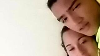 chatting about a sexy couple in bed