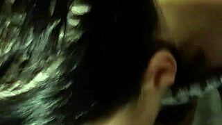 Stranger reverses for a public facial